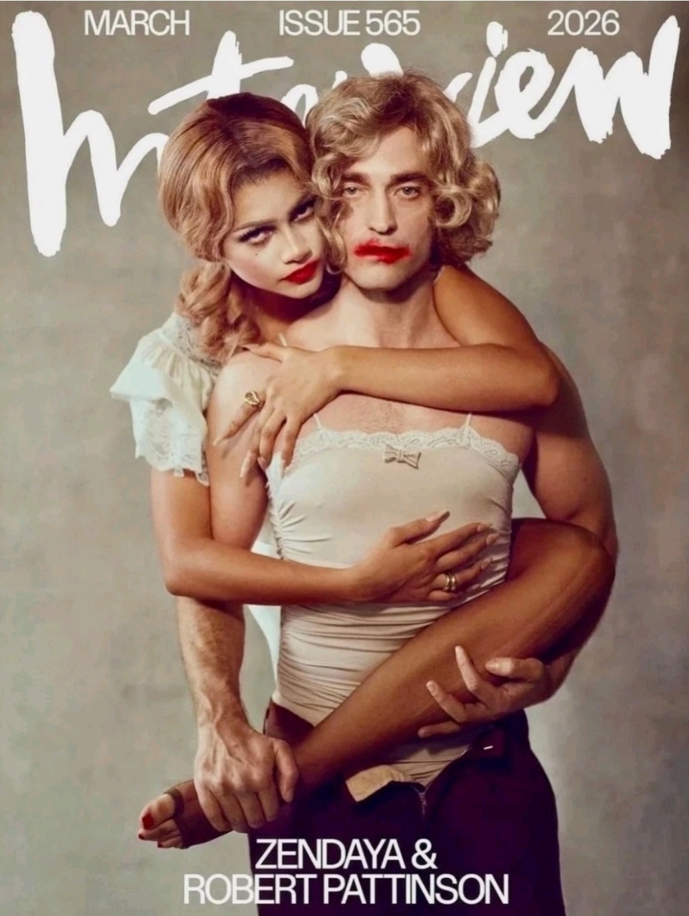 ZENDAYA - ROBERT PATTINSON - Interview Magazine - March 2026 - Issue 565